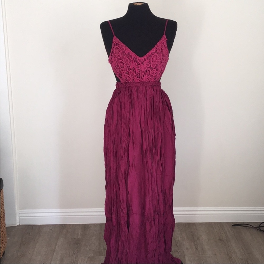 L’Atiste Magenta Maxi Dress